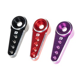 RampCrab RC Servo Horn, Diameter 4.9mm, 21T, Thread M1.4mm, Aluminium Alloy 7075, Mini Servo Arm Upgrade Accessory for SCX24 AX24, 3pcs