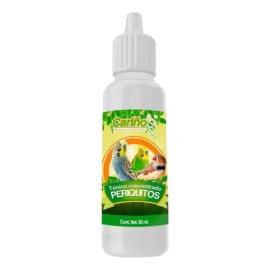 Cariño CAT110 Tónico Concentrado Para Periquitos Y Finches | Fortalece Su Organismo Y Canto Adicionado Con Vitaminas 60ml