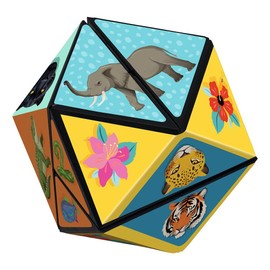Moses. Magico puzzle cubo – nella giungla Fidget Toy pieghevole con animali a partire dai 5 anni in su, gioco d'azzardo, calendario dell'Avvento, idea regalo per bambini