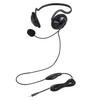 Elecom HS-NB05TBK Headband, 3.5 mm Connection, 4-Pole, Microphone, Binaural, Remote