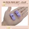 10-Pack Pacifier Clip Replacement Ends - BPA-Free Plastic Fasteners for