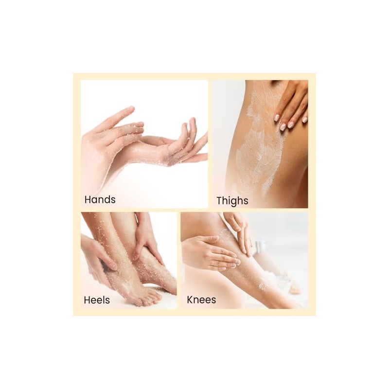 Exfoliante corporal refrescante y exfoliante para pies con ácidos de