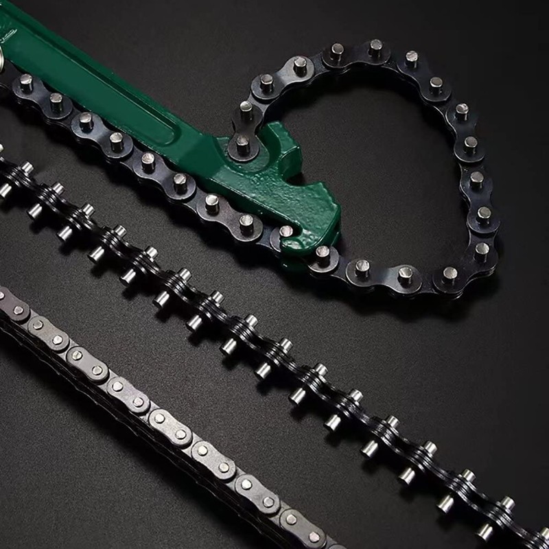 24 Inch Large Heavy-Duty Ratcheting Chain Wrench Adjustable Oil Filter