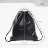whatUneed Drawstring Bags for Men Women Leather Backpack Backpack Backpack
