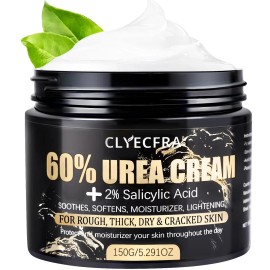Clyecfra 60% Urea Cream with 2% Salicylic Acid, Urea Cream 60 Percent for Fee...