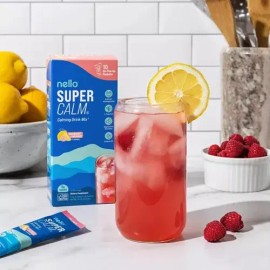 Nello Supercalm Bebida Relajante Sin Azúcar 10 Pzas Sabor Limonada De Frambuesa                                                                       