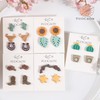 Puocaon Cowboy Polymer Clay Cutters - 14 Pcs Stud Earrings