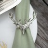 Culinary Concepts London Set of Four Stag Napkin Rings