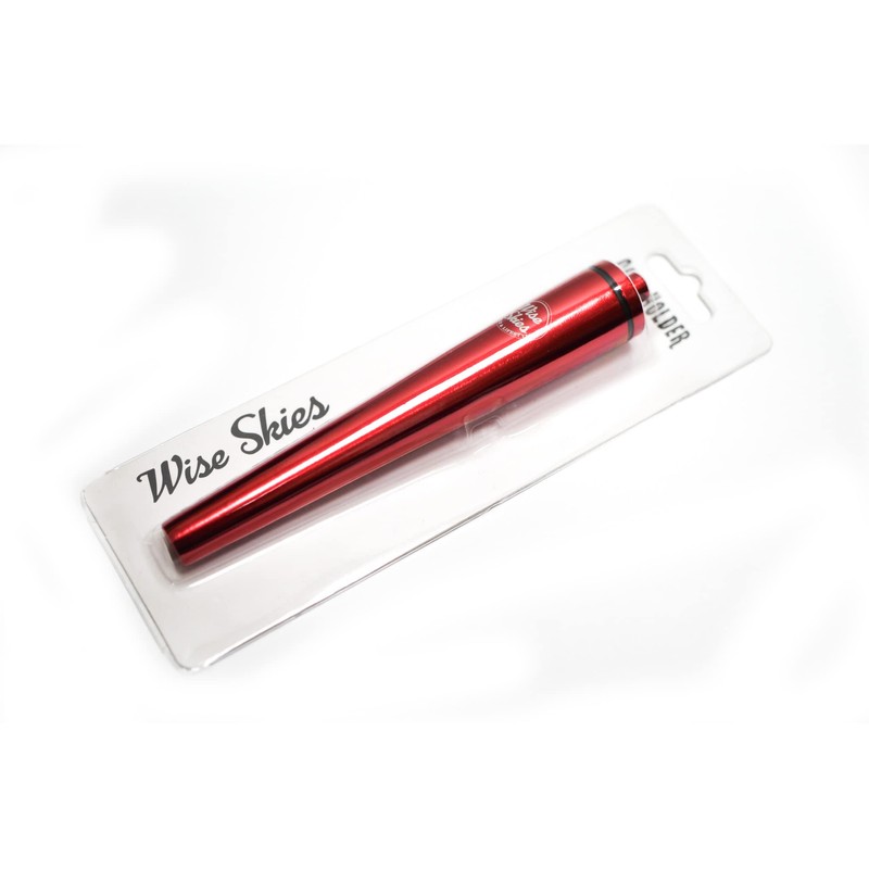 Wise Skies Metal Joint Holder Doob Tube Pink Key Ring