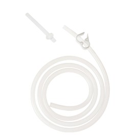 Purelife Enema Tubing- Pure Medical Grade Silicone Enema Hose/ Medical Plastic Nozzle /BPA Free