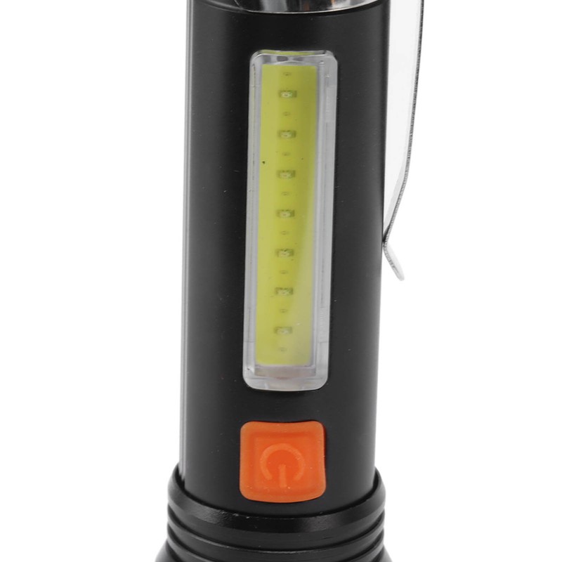 P50 LED Flashlight USB Rechargeable LED Flashlight Super Bright COB