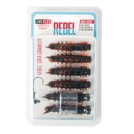 Rebel LIVEFLEX™ Cata Crawler Soft Plastic - Wooly Bear - 2"