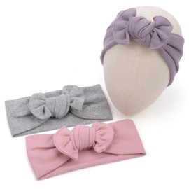 BIANHUAN Baby Hair Band, Baby Hair Band, Kids, Cotton, Ribbon, Hair Accessory, For Children, For Girls, Children, Hair Ornament, Hair Clip, Headband, Simple, Solid, Cute, Baby Shower, Birthday, Gift,