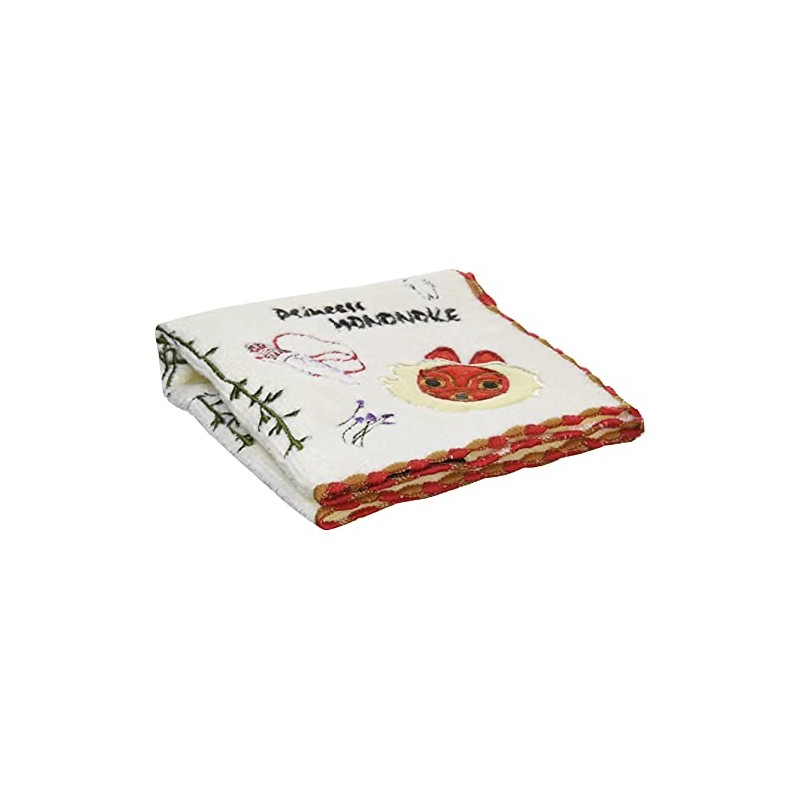 Marushin Hand Towel, Ghibli Mononoke, 9.8 x 9.8 inches (25