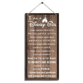 Inspirational Gift Wooden Sign, Birthday Gift for Her, Decorative Wood Hanging Wood Plaque, Girls Bedroom Decor, Women Home Office Decoration, Wall Decor Art, Farmhouse Plaque Hanging Decor C