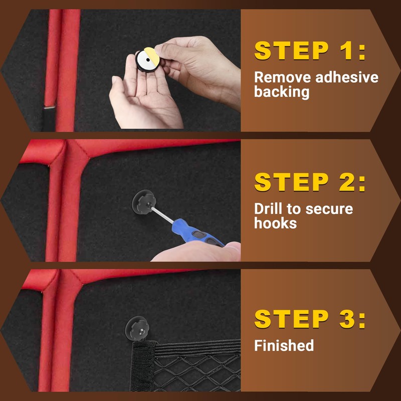 BUMBEE Mesh Cargo Net, Envelope Netting, Elastic Pocket Pouch Bungee