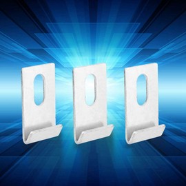 VIFERR 10Pcs Greenhouse Clips Metal Sturdy Greenhouse Base Window Clips Fixing Attaches Kit for Greenhouse Glass Clips Replacement