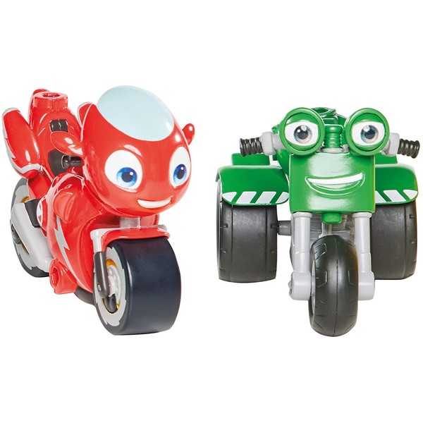 Ricky Zoom Motorcycle Toy & DJ Rumbler (Set of 2), Multi