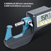 Micrometer Digital, LCD Digital Outside Micrometer 25-50 mm/1-2 Inch, Electronic