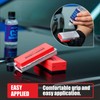 6PCS Ceramic Coating Applicator Sponge Blocks + 12PCS Suede Cloth