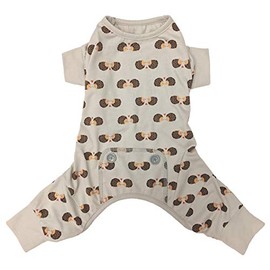 Fashion Pet Hedgehog PJ's Dog Pajamas Gray Extra Large