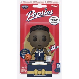 Funko Popsies Zion Williamson Pelicans Vinyl Figure Pop-Up Message *New in Box*