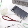 sourcing map 2 Pcs Smooth Leather Wristlet Strap, Prevent Drop