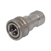 1/4" NPT ISO 7241-B Stainless Steel Quick Disconnect Hydraulic Coupling/Coupler