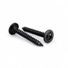 90PCS #8x1-1/4 Black Truss Head Self Tapping Screws - Phillips