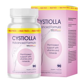 Cystiolla Capsules - Natural Plant Power - with Plant Extracts, Minerals and Vitamins - Contents 90 Capsules 1x