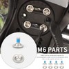 8 Set Snowboard Binding Screws, Stainless Steel Binding Screw Washer