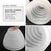 2 Pcs 9.2x13 cm Silica Gel Scalable Drill Dust Cover