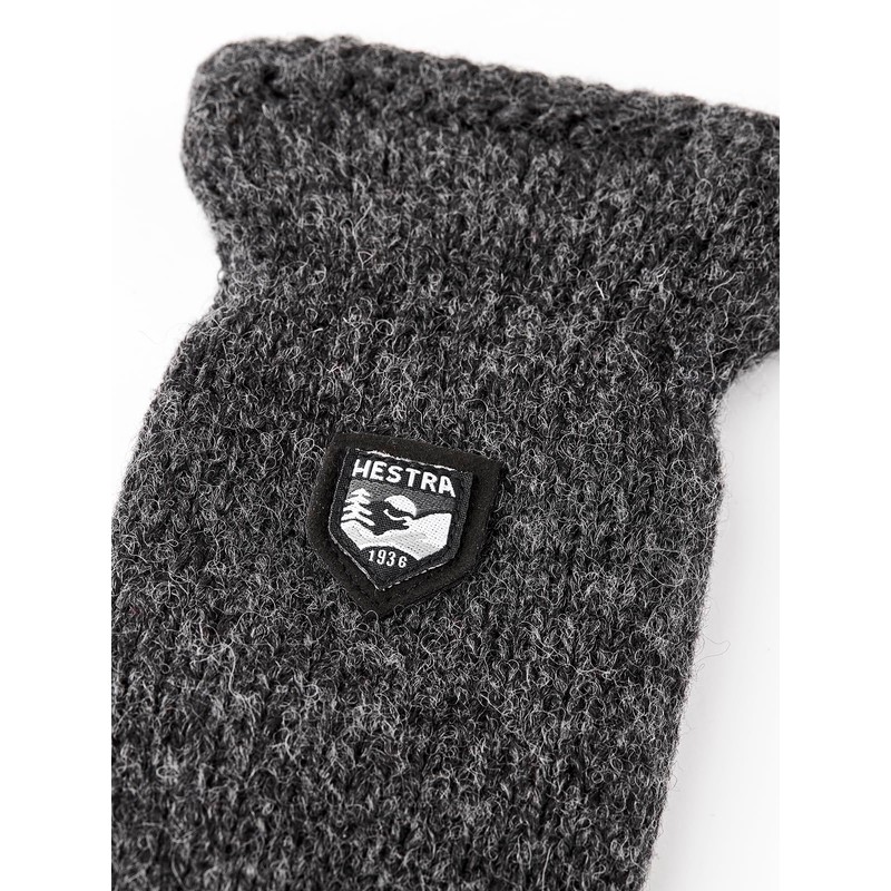Hestra Gloves – Hestra Basic Wool Mitt Charcoal - xl