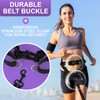 Hands Free Dog Leash with Adjustable Waist Belt, Double Waist