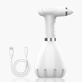 Electric Watering Can 1L 2 Modes Automatic Plant Mister Spray Bottle for Home Gardening White