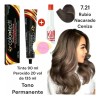 Colortech Tinte Permanente Tono 7.21 Rubio Nacarado Cenizo