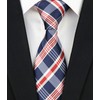 Classic Checks - Corbata tejida de jacquard de negocios para