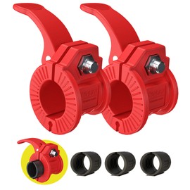 Barbell Clips Collars Pair of 1 inch Multi-Size|Adjustable Barbell Clamps| Quick Release Weight Locks Collar Clips Great for Fitness Weightlifting Training (Black 0.98-1.18INCH)