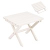 Furnimart 18" Square Foldable Side Table for Outdoor & Camping,