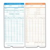 QuickClocks Monthly Clocking in Cards for electronic time recorders and