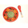 JOSKO Produkte 2736 Grating Plate Set, Ceramic, Red