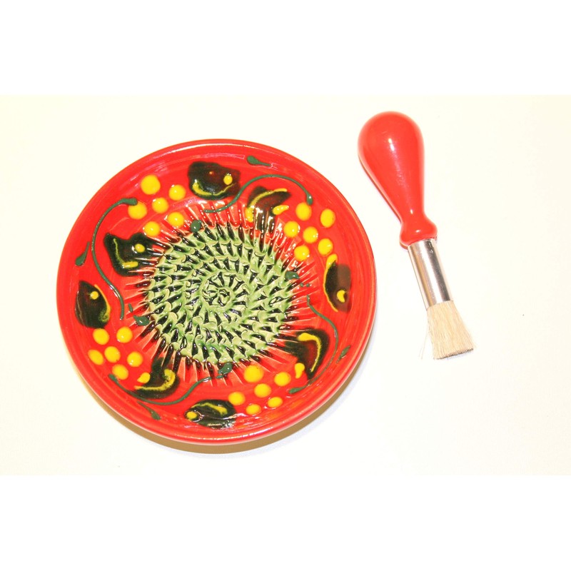 JOSKO Produkte 2736 Grating Plate Set, Ceramic, Red
