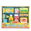 Melissa & Doug Fridge Food Wooden Play Food Set -
