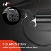 A-Premium Front Windshield Wiper Motor Compatible with Jeep YJ Series