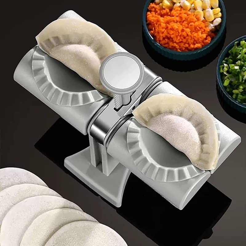Stainless Steel Double Head Automatic Dumpling Maker Machine - Versatile
