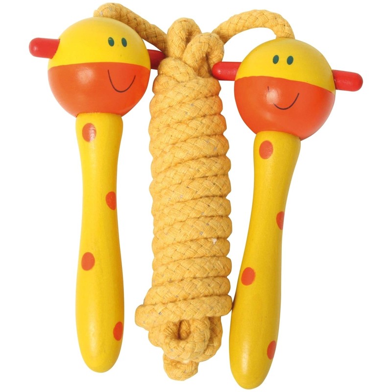 Wooden skipping rope