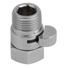 Flow Control Shut-off Valve, G1/2 Solid Brass Water Saving Valve,