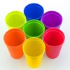 OFKPO Pack of 8 Plastic Cups, Stackable Plastic Cups for