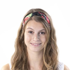 LIPODO Pauleta Headband - Headdress - Headband for Women - Spring / Summer, black/red, 1 pc. (pack of 1)