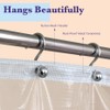 Epica Shower Curtain – Strongest Heavy-Duty Clear Vinyl 72x72 Shower